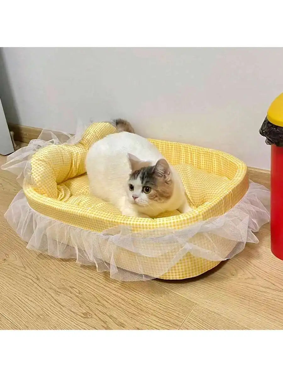 1 Piece Four Seasons Cute Pet Bed, Cat Bed, Dog Bed, Suitable For Cats And Small Dogs Up To 6 kg.