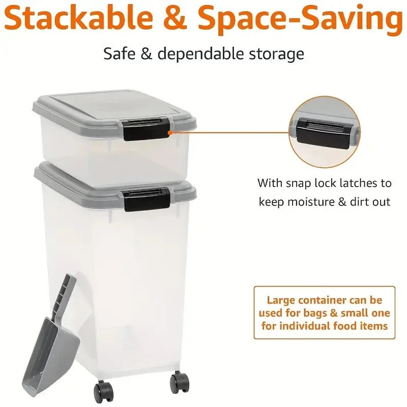 40L Large Airtight Pet Food Storage Container.
