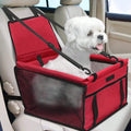 Pet Car Booster Seat is Foldable, Waterproof,  Breathable Oxford Travel Bag for Small to Medium Dogs and Puppies.