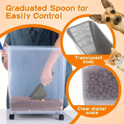 40L Large Airtight Pet Food Storage Container.