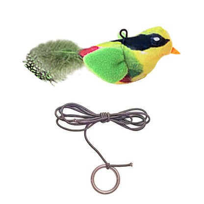 Lifelike Bird Simulation with Catnip Cat Teaser & Cat Toys.