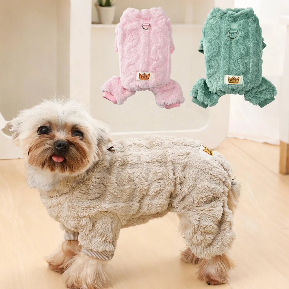 Winter Puppy Jumpsuits For Small Medium Dogs and Cats