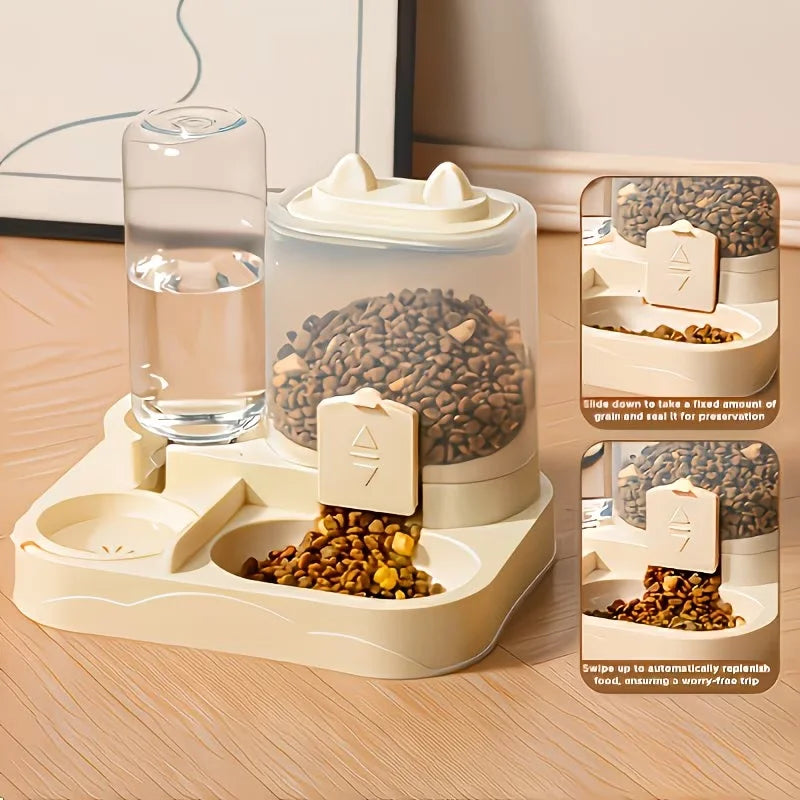 Large Pet Feeder & Water Dispenser.