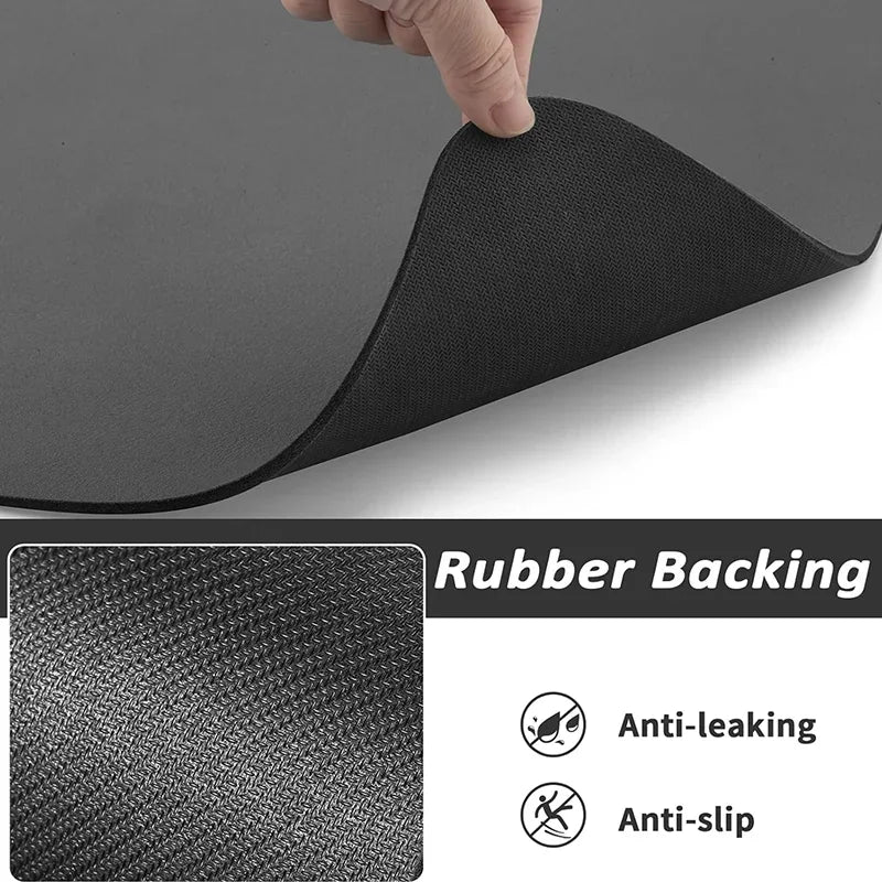 Absorbent Pet Feeding Mat for Dog and Cat Food and Water.