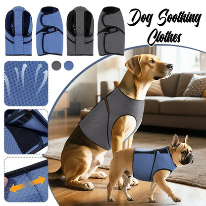 Dog Calming Vest & Shirt, Anxiety Relief Coat & Summer Chest Harness.