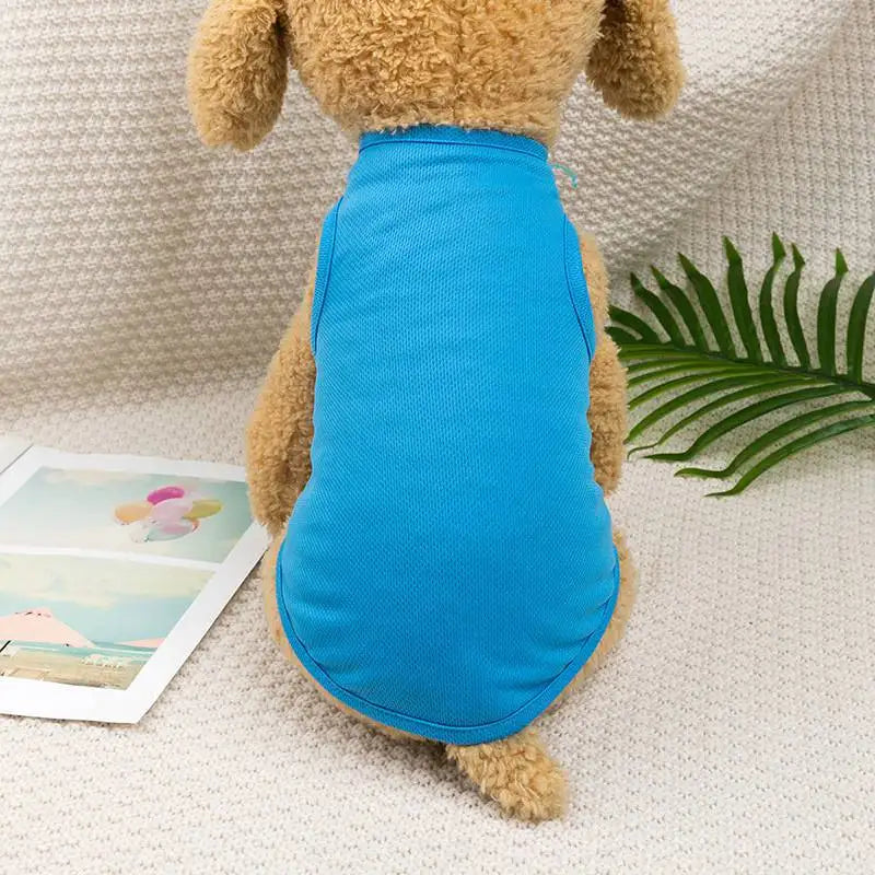 Summer Dog Clothes For Small Dogs Cute Summer Puppy T-Shirt Spring Vests for Small and Medium Dogs and Cats. XS-XXL