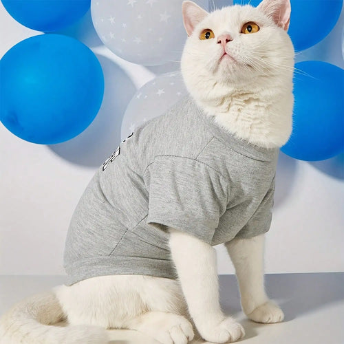1 pc Cute "Babe Magnet" Graphic Pet Summer Breathable Vest For Dogs and Cats.