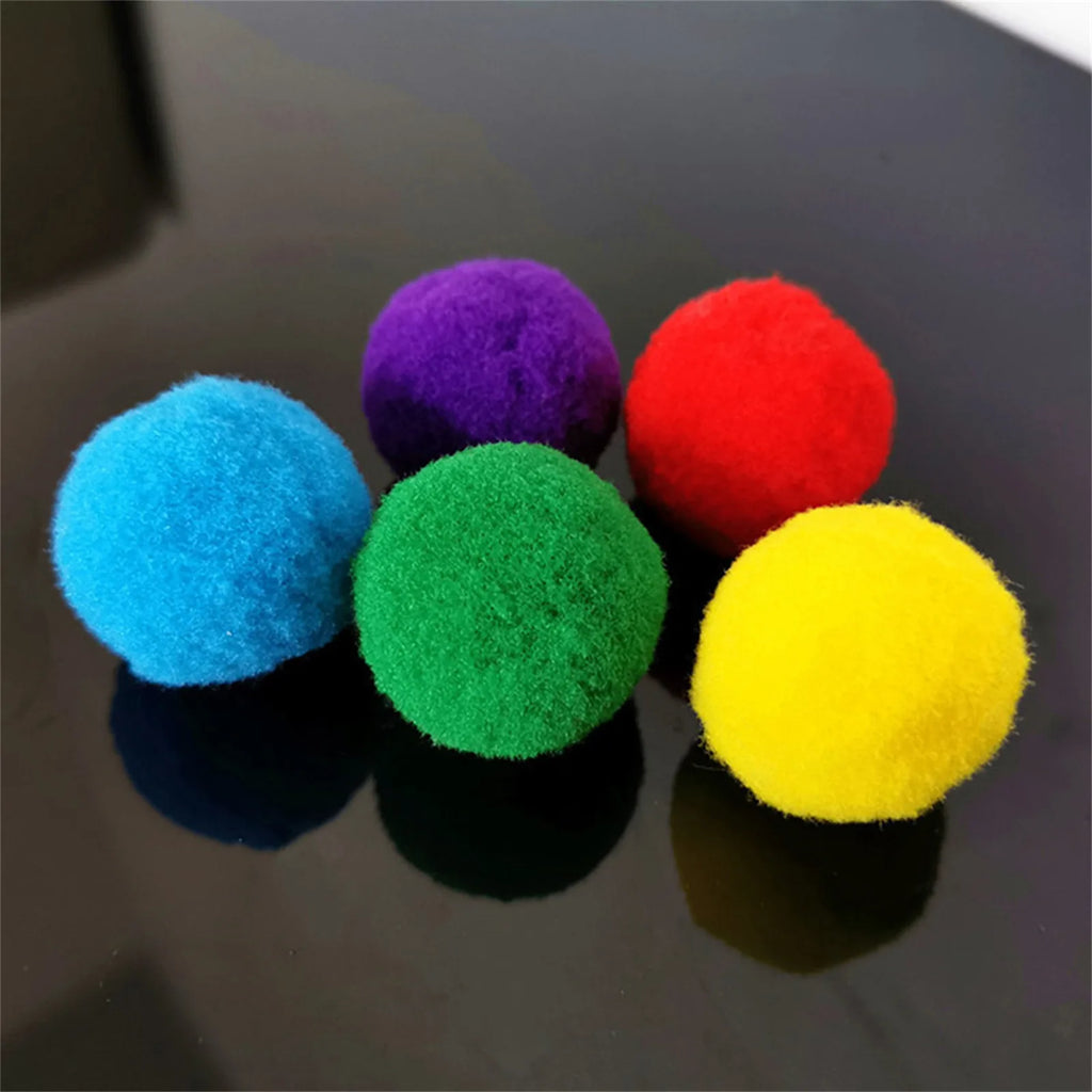 Pet Cat Plush Ball Toy Polyester Material Training Toy.
