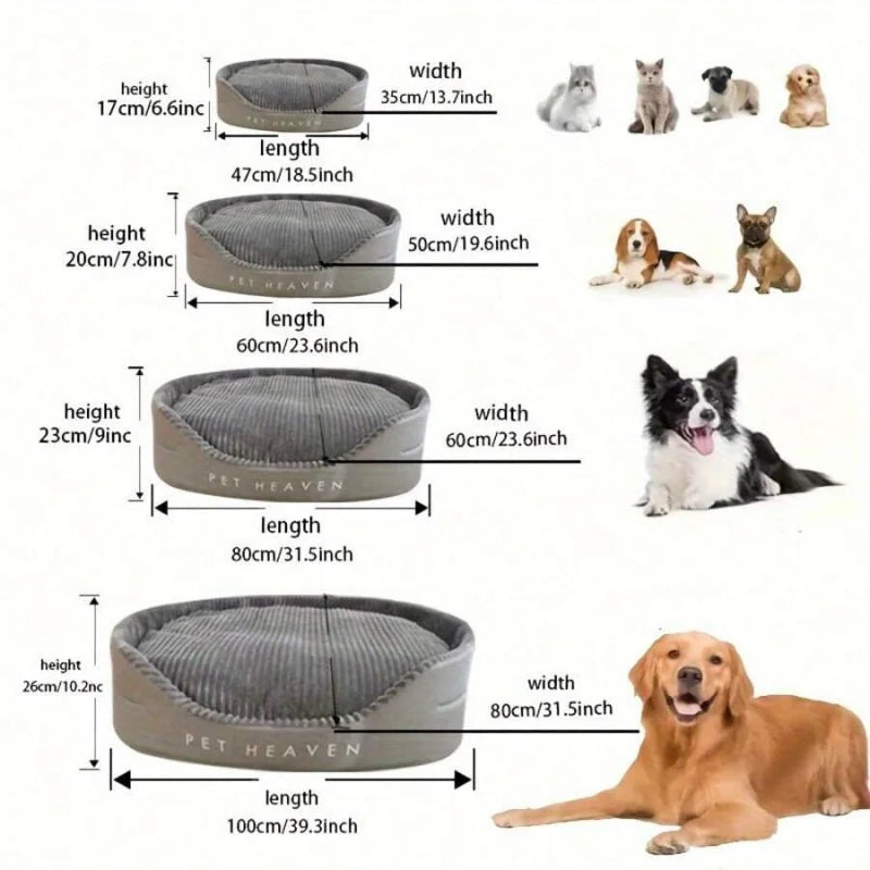 Luxury Dog Bed/Kennel Bed - Plush, Bite-Resistant, Stain-Resistant, Maximum Comfort.