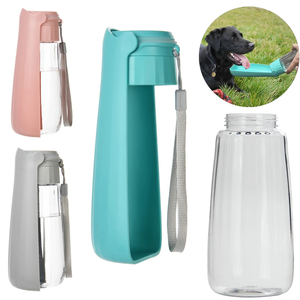 Portable Water Bottle for Dogs and Cats.  Leak Proof and High Capacity.