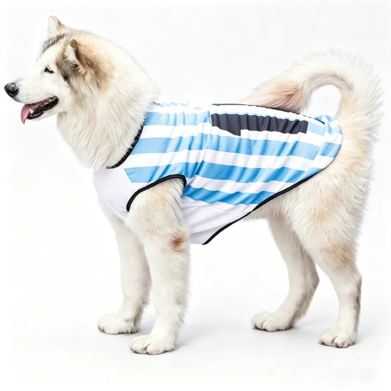 2026 Soccer Cat and Dog Football Breathable Mesh Jersey.   Dog Jersey is Thin,  Cool,  Summer T-Shirt,  Soft and is a Quick to Dry Vest.