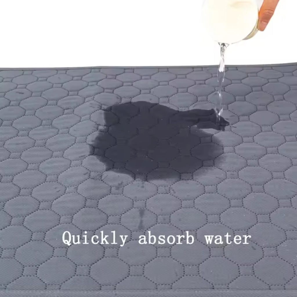 Winter Dog Pee Pad Reusable, Washable Dog Urine Mat.  Waterproof,  Absorbent, Puppy and Cat Training.