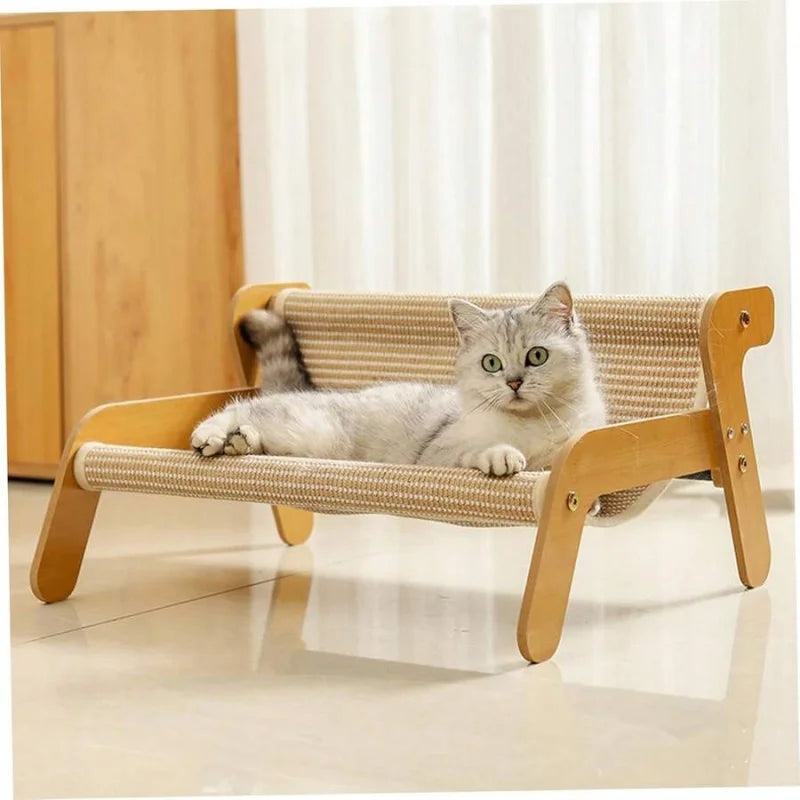 Cat Hammock Sofa, Durable Lint-Free Large Cat Scratching Post.