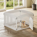 Plastic Dog Playpen 24 IN for Medium Dogs Indoor/Outdoor Folding Portable Puppy Playpen.