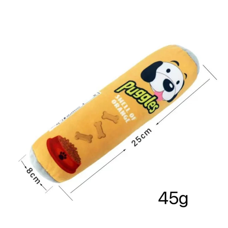 Plush Dog Toys Beer Bottle Shaped for Small, Medium and Large Dogs.  Bite Resistant, Squeaky and Interactive.