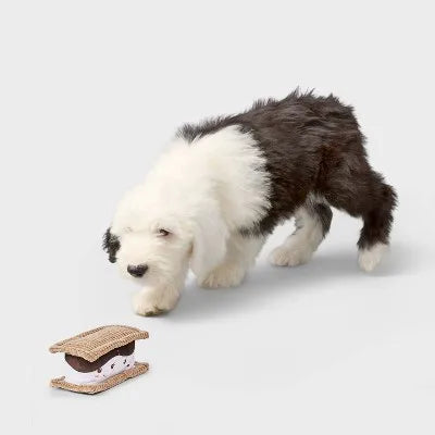 Dog Toy Smore for Chew & Fetch Play.