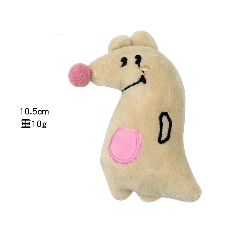 Catnip Kitten Teeth Grinding Chew Toy with Soft Bite.