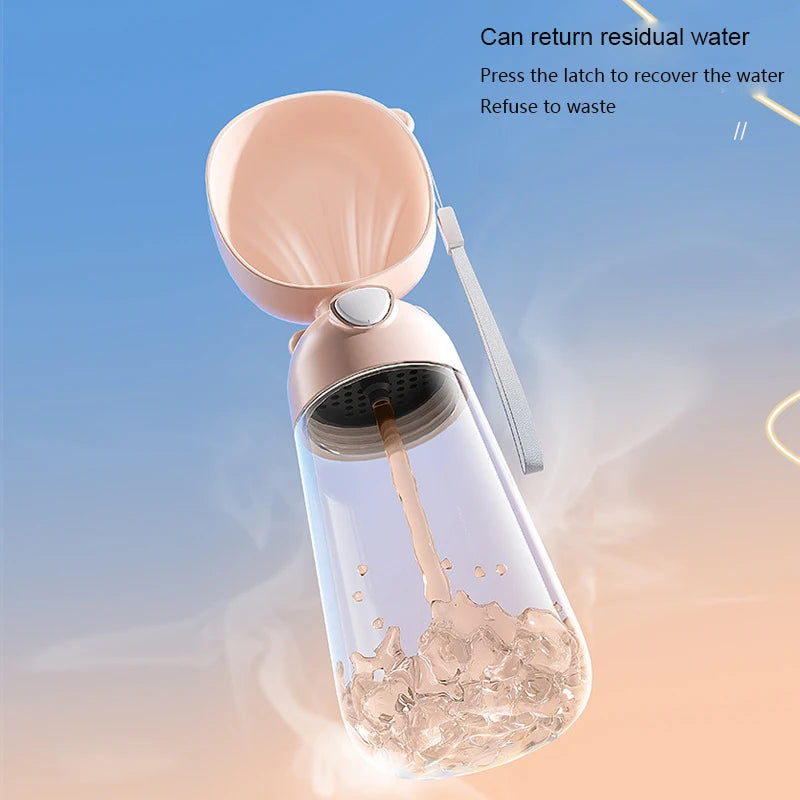Portable Dog Water Bottle For Small to Large Dogs and Cats.