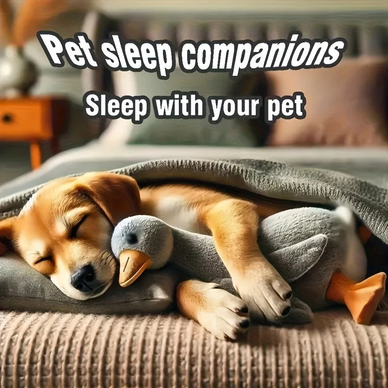 Soft Duck Toy for Cats. Toy Relaxes Dogs and Relieves Anxiety.