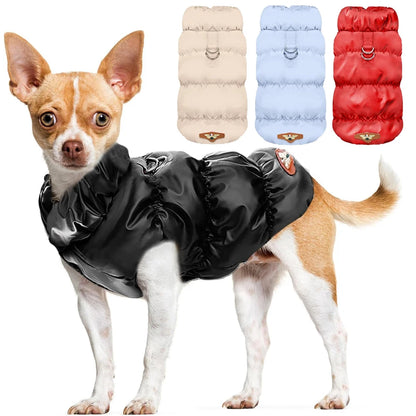Lightweight Puffer Down Jacket for Small & Medium Dogs.