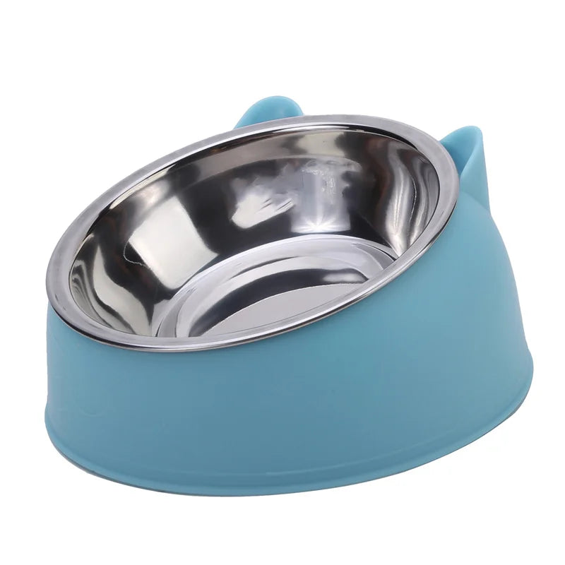 1/2/5 pcs Cat's Inclined Food Bowl.