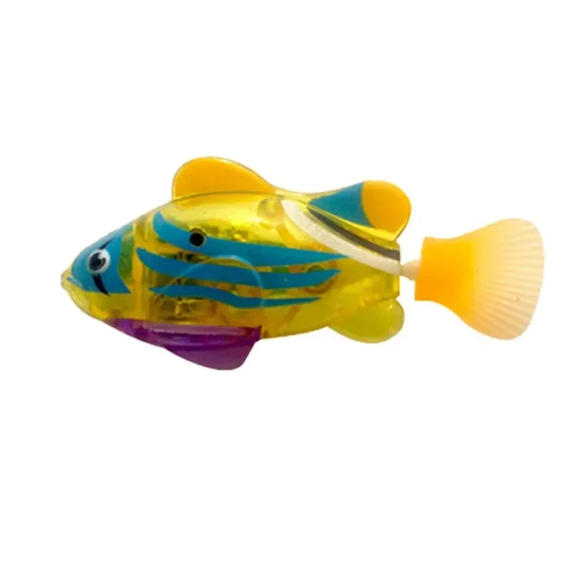Cat Toy LED Glowing Swimming Robot Fish.