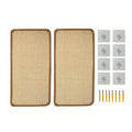 2 Sheets of Hemp Cat Scratchers for Cat Tower, Wall, etc.