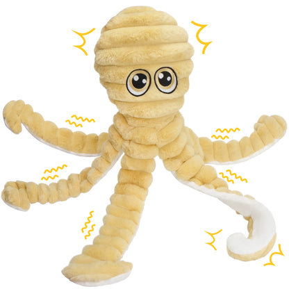 Octopus Pet Grinding Teeth Squeaky Plush Toy.                                , Chewing Toy For Dog Interactive Supply, Animal Pet Toy For Small Medium Dog