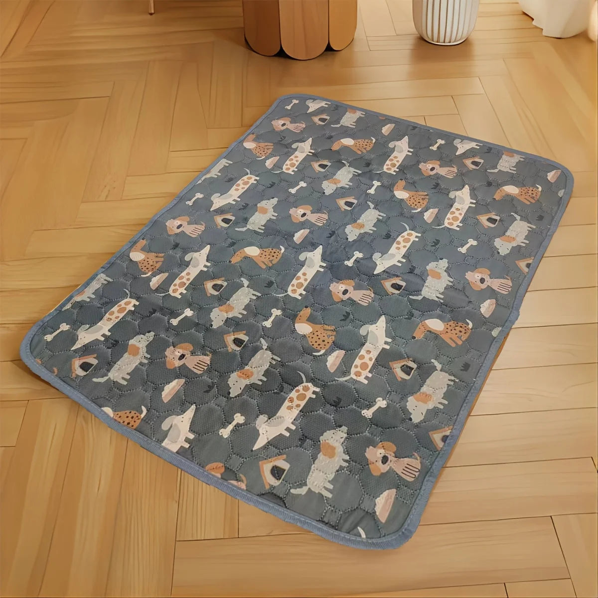 Winter Dog Pee Pad Reusable, Washable Dog Urine Mat.  Waterproof,  Absorbent, Puppy and Cat Training.