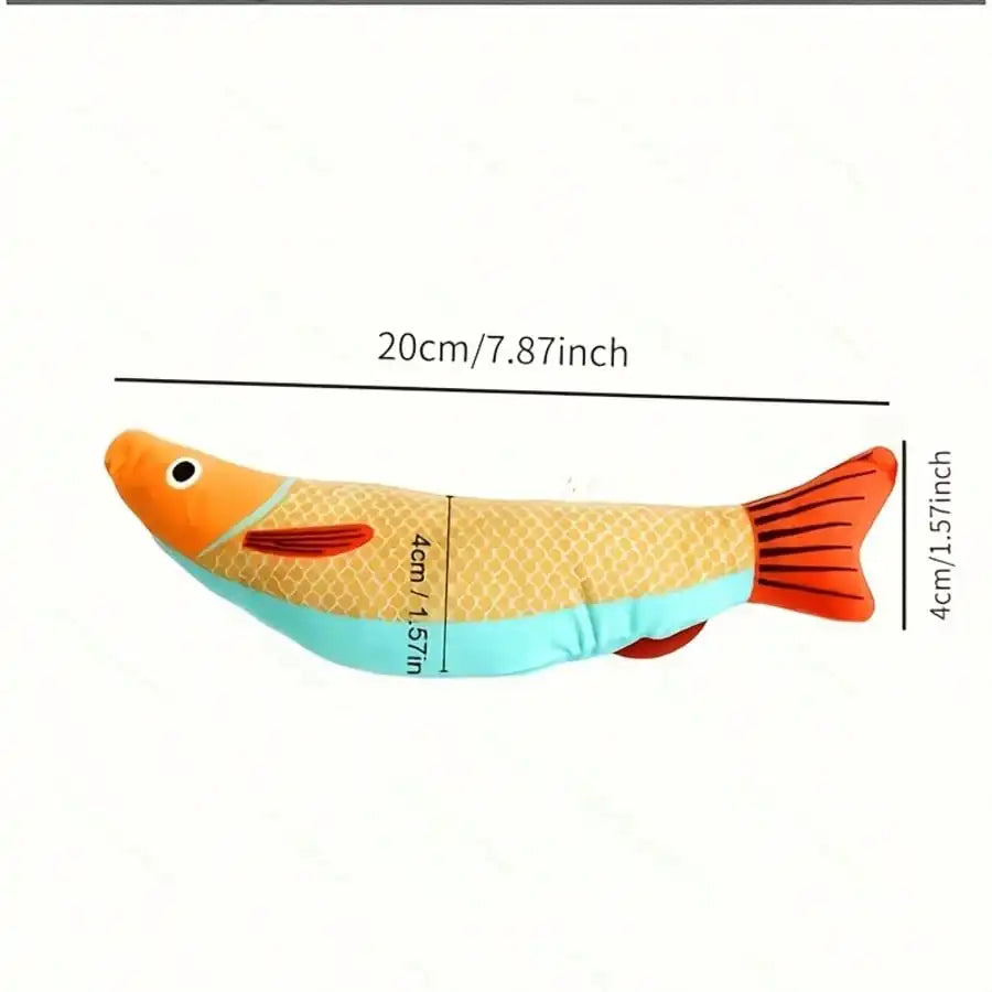 Realistic Fish Design Cat Toy.    Indoor Interactive Kicking Toy For Cats,