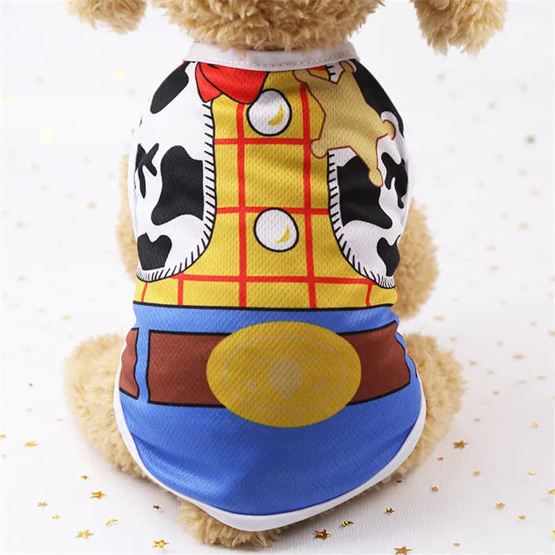 Pet Dog Cartoon Clothing.