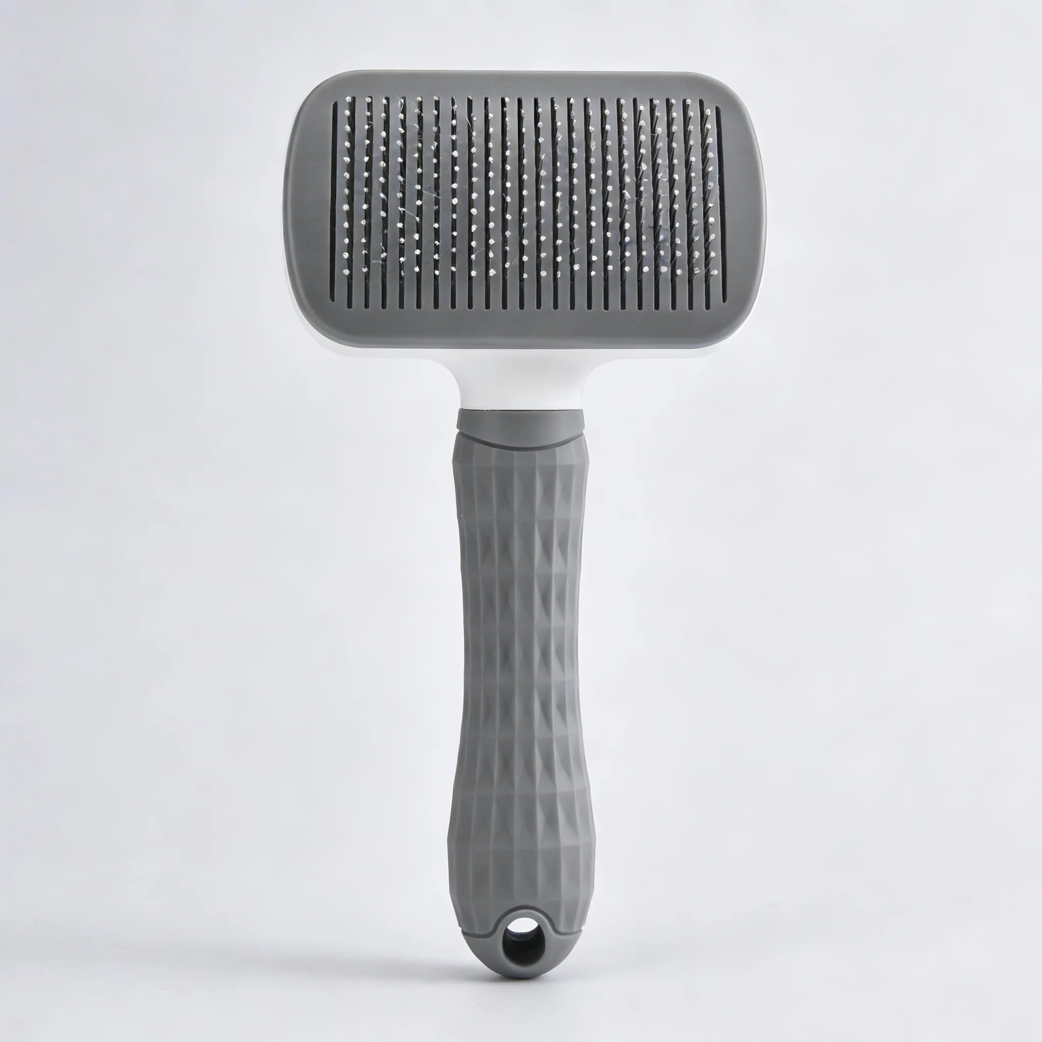 One-Step Clean Pet Grooming Brush.  Gentle Hair Remover.  Massage Tool for Dog and Cat, Long or Short Coat.