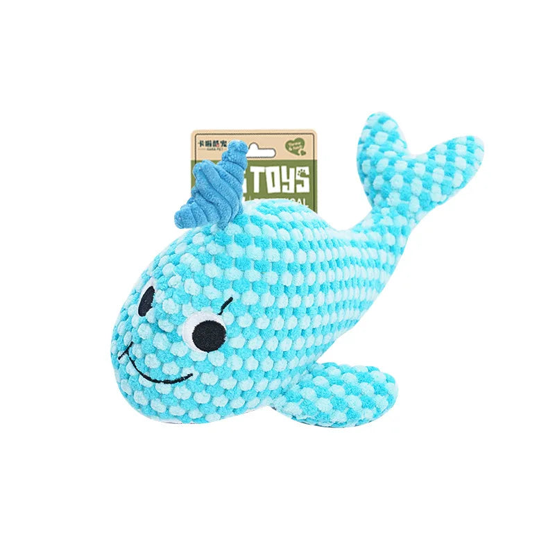 Dog Crinkle Sound Pet Toy - Chew Proof Squeaky;  Teeth Cleaning.