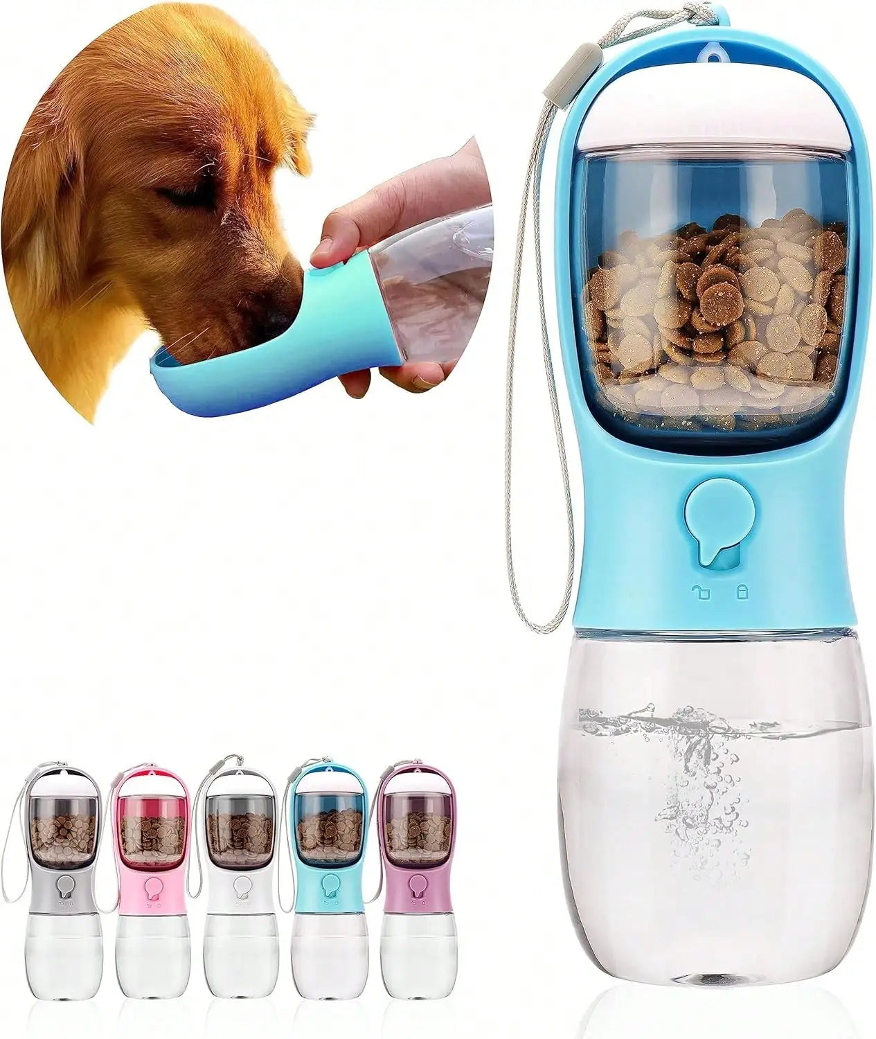Pet Feeding Cup, Leak Proof Portable Pet Water Bottles For Dogs.