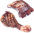 2 Pack Indestructible Dog Chew Toys for Aggressive Chewers - Tough Nylon Bones for Large Breeds