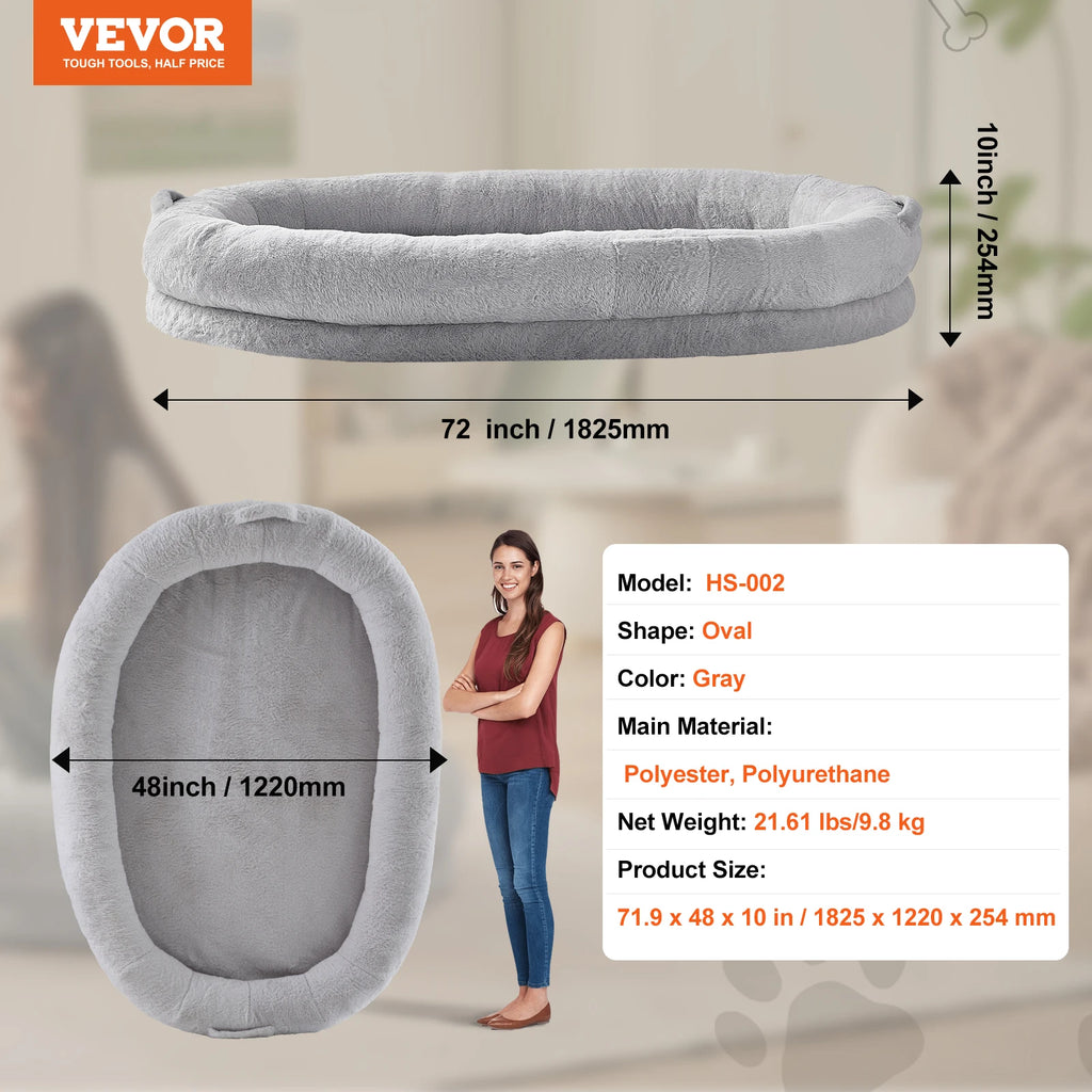 Human Dog Bed for Adult Human and  Dog in Dog Bed to bond.