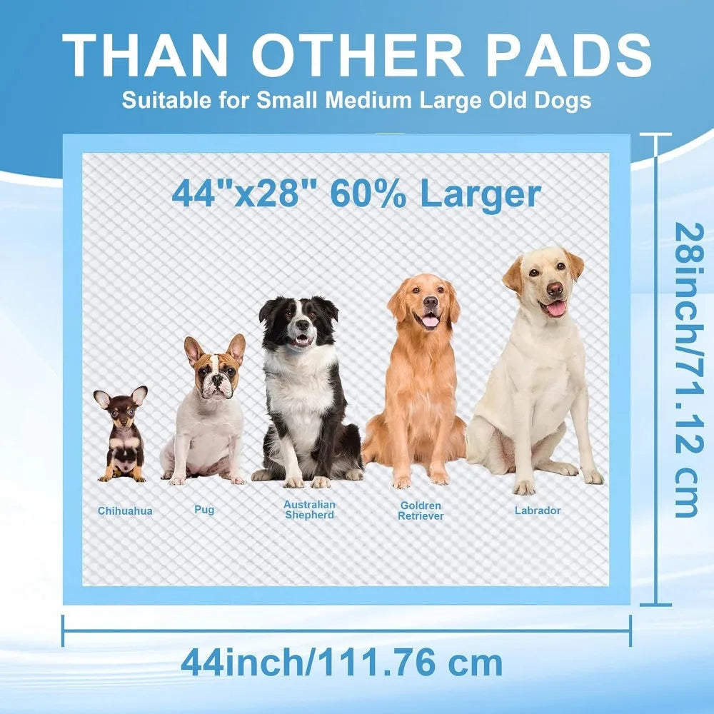 Extra Large (28 x44) Dog Pee Pads 40 Count.