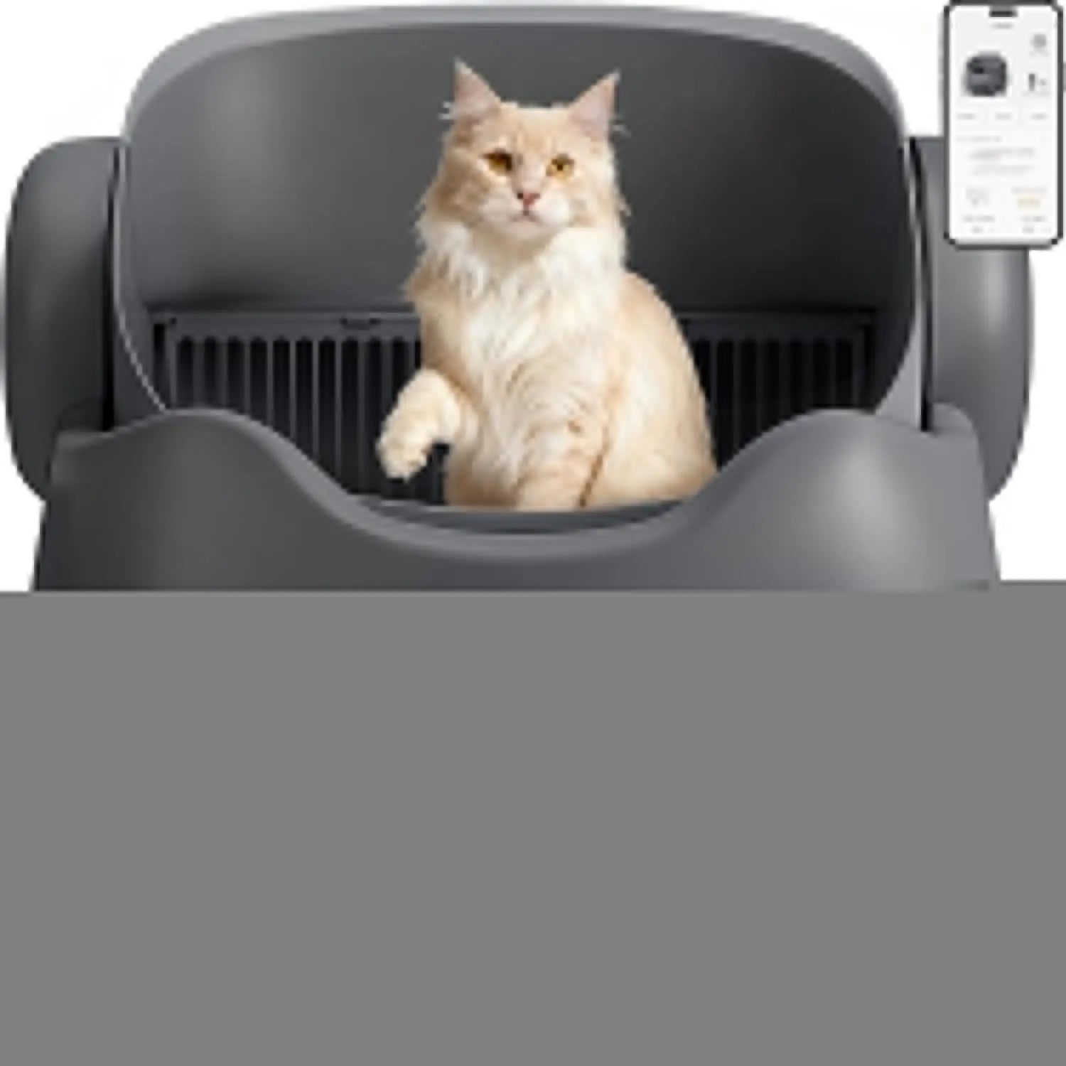 Automatic XL Litter Box, Self Cleaning Cat Litter Box, Smart with Wi-Fi App.