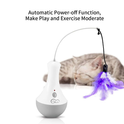 Cat Interactive Automatic Feather Kitten Teaser.