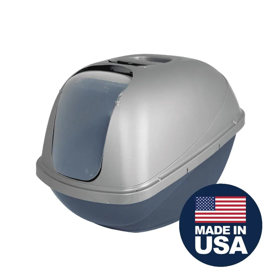 Basic Hooded Enclosed Cat Litter Pan.