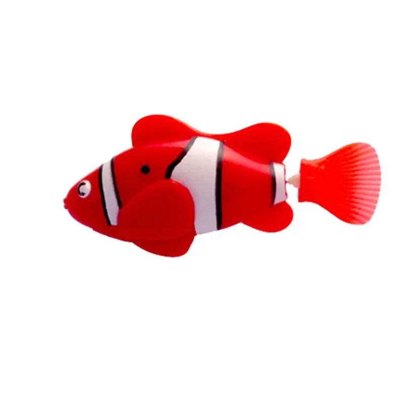 Cat Toy LED Glowing Swimming Robot Fish.
