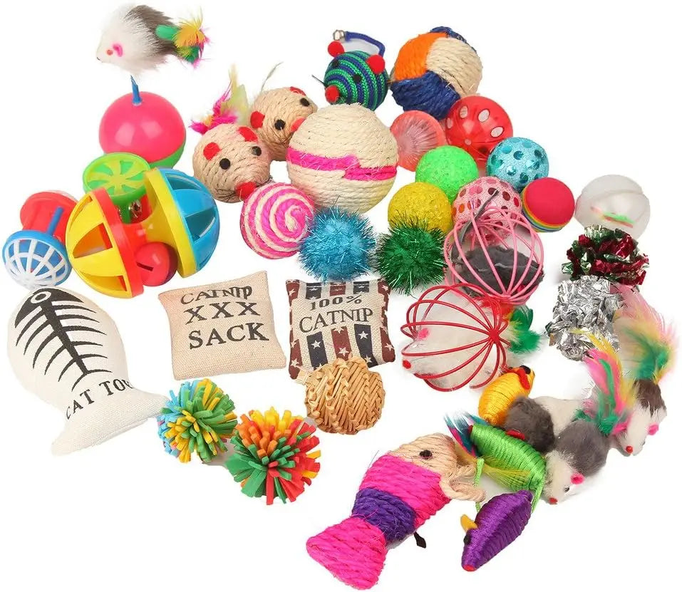 20 Piece Variety Pack Cat Toys