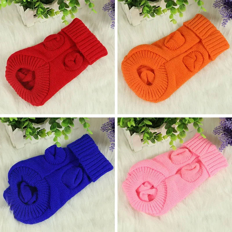 Winter Sweater for Small and Medium Dogs and Puppies,