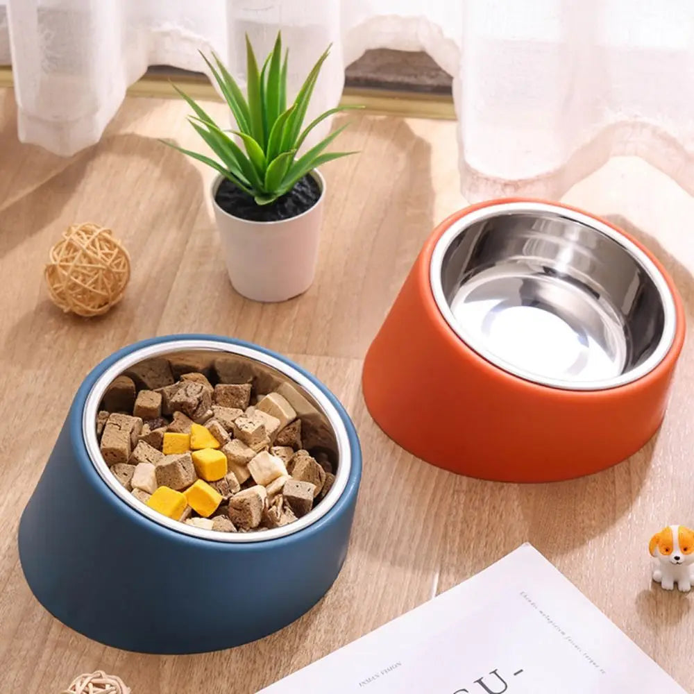 Raised Pet Feeder Bowl for Dogs and Cats.
