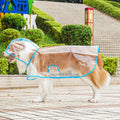 Dog Raincoats Transparent, Waterproof and Windproof. Sizes Small, Medium, Large and Extra Large.