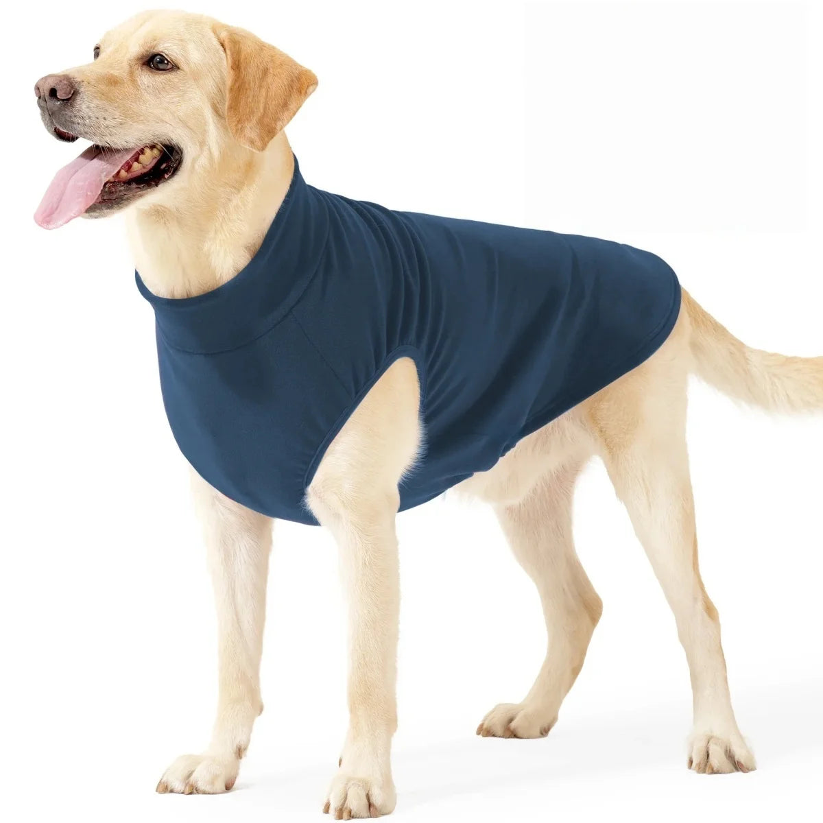 Cozy Solid Color Dog Sweater.  Lightweight Stretchy Pullover Sweater.