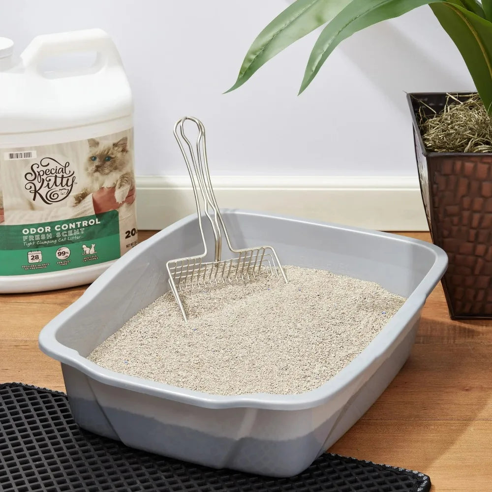 4-Pack Special Kitty Clumping Clay Cat Litter Fresh Scent 20 lbs. Jug.  Odor Control Fast Clumping Cat Sand for all Cats.