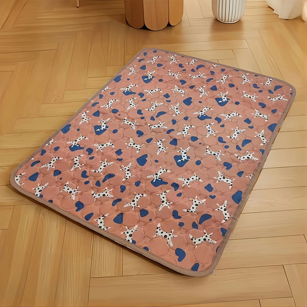 Winter Dog Pee Pad Reusable, Washable Dog Urine Mat.  Waterproof,  Absorbent, Puppy and Cat Training.