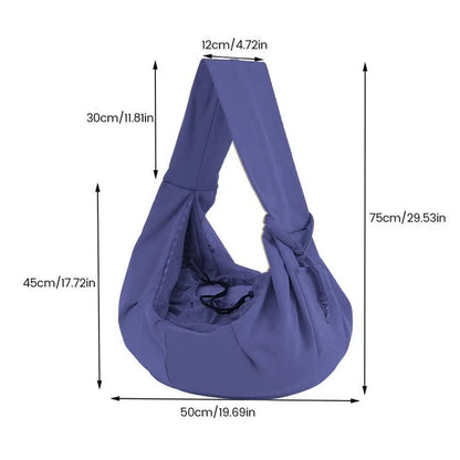 Sling Carrier Reversible Carrying Bag for Cats, Dogs, and Puppies.