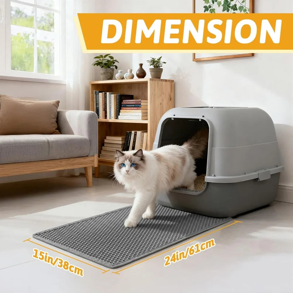 Cat Litter Mat Double Layer 24 x 15 inches.